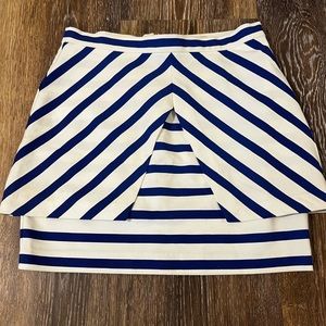 ZARA Striped Mini Skirt